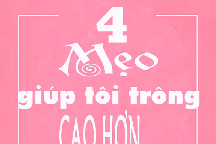 Bí quyết ăn gian chiều cao của cô nàng “mét mốt bẻ đôi“