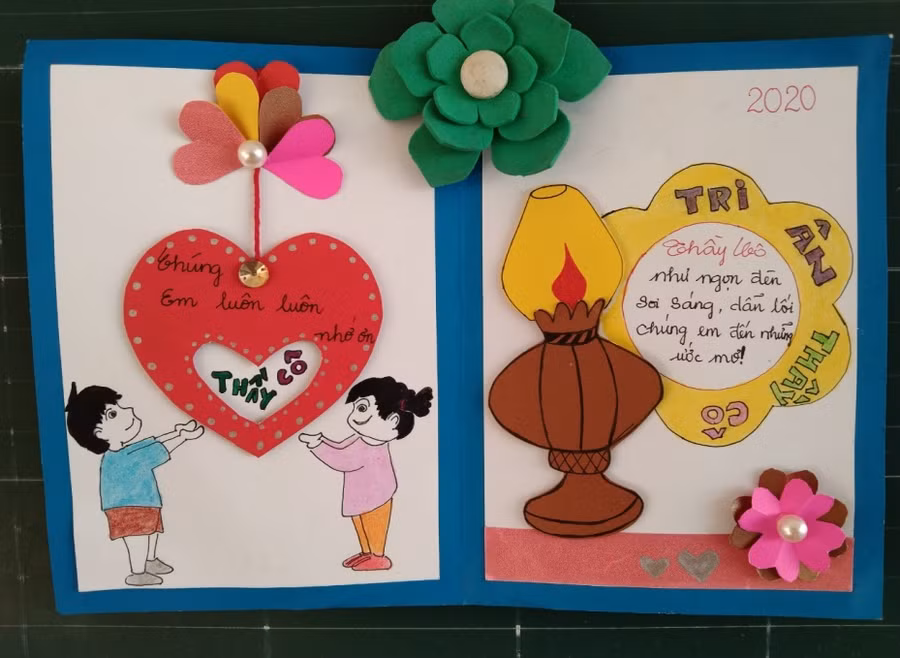 Những tấm thiệp gửi gắm yêu thương tới thầy cô ảnh 2