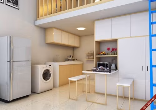 Phòng trọ 20m2 chẳng khác gì căn hộ cao cấp sau khi được thiết kế lại - Ảnh 4