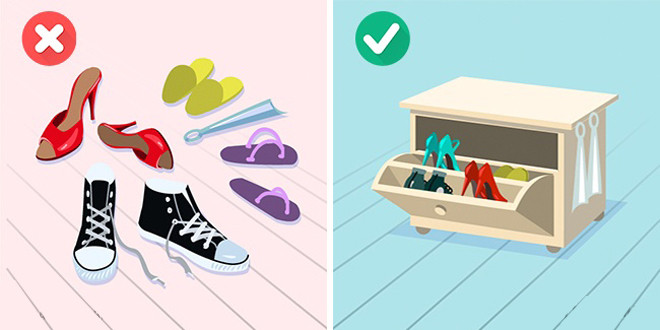 9 mẹo để nhà nhỏ trở nên rộng rãi hơn - Ảnh 3 9 mẹo để nhà nhỏ trở nên rộng rãi hơn - Ảnh 3