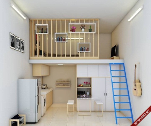 Phòng trọ 20m2 chẳng khác gì căn hộ cao cấp sau khi được thiết kế lại - Ảnh 3