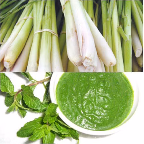 Mách bạn tuyệt chiêu tắm trắng bằng sả với húng quế