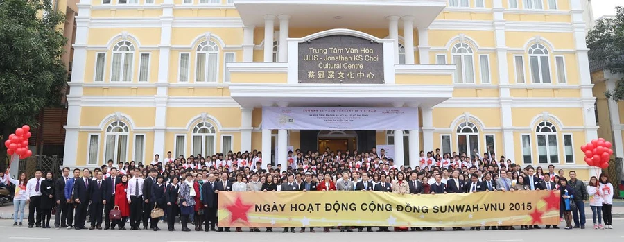 Ngày Hoạt động cộng đồng Sunwah-VNU 2015