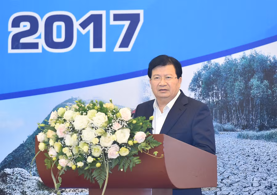 Phó Thủ tướng Trịnh Đình Dũng phát biểu tại Hội nghị. Ảnh: VGP/Quang Hiếu