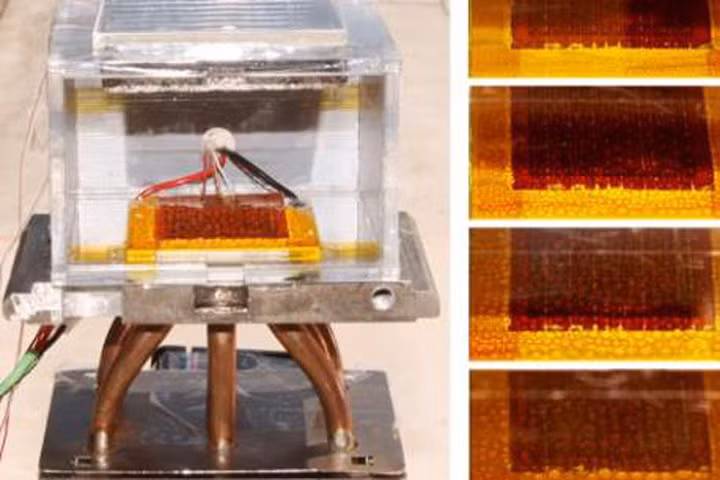 Phát minh "máy gặt nước" từ không khí. Ảnh: MIT