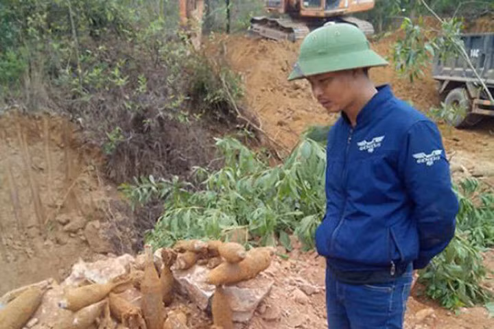 Phát hiện hầm đạn pháo "khủng" ở Quảng Ninh