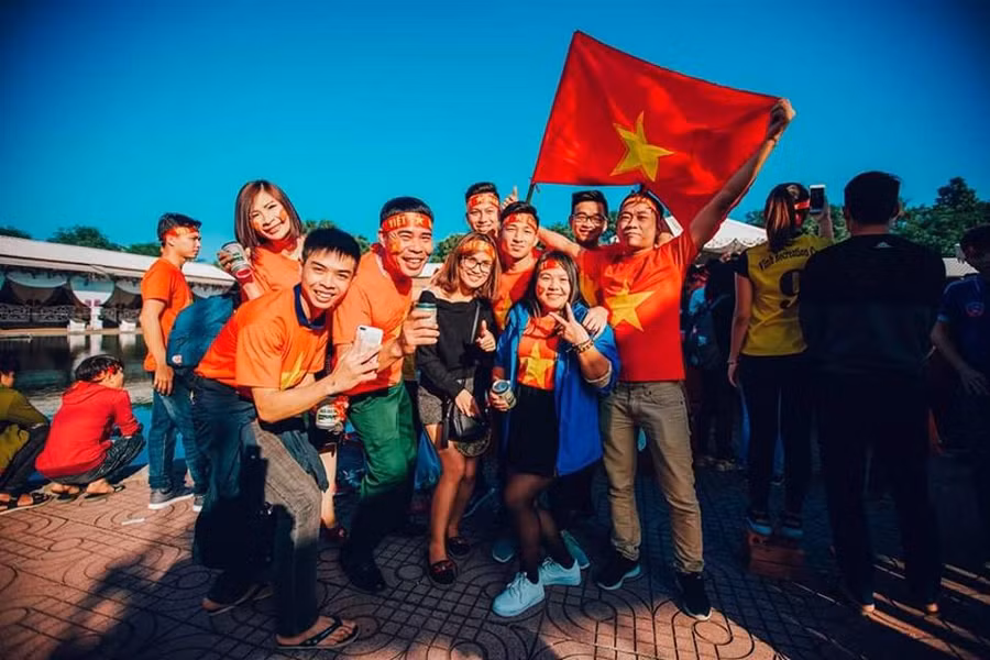 Người hâm mộ đều gửi lời chúc chiến thắng tới thầy trò HLV Park Hang Seo trước trận chung kết lượt đi AFF Cup 2018