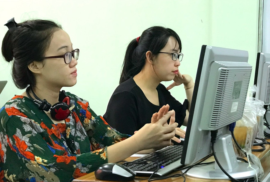 Từ năm 2023, chứng chỉ ngoại ngữ VSTEP chỉ tổ chức thi trên máy tính. Ảnh: TG Từ năm 2023, chứng chỉ ngoại ngữ VSTEP chỉ tổ chức thi trên máy tính. Ảnh: TG