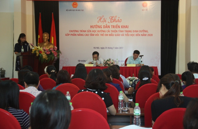 Hội thảo hướng dẫn triển khai chương trình Sữa học đường