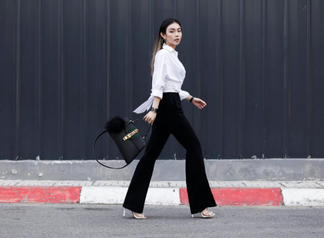 Streetstyle giới trẻ hai miền: đen trắng, đen trắng và… đen trắng! - Ảnh 5 Streetstyle gioi tre hai mien: den trang, den trang va… den trang! - Anh 5