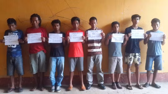 8 nghi phạm trong vụ cướp tàu chở xăng của Malaysia