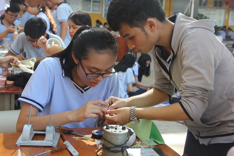 Hỗ trợ nhau làm la bàn