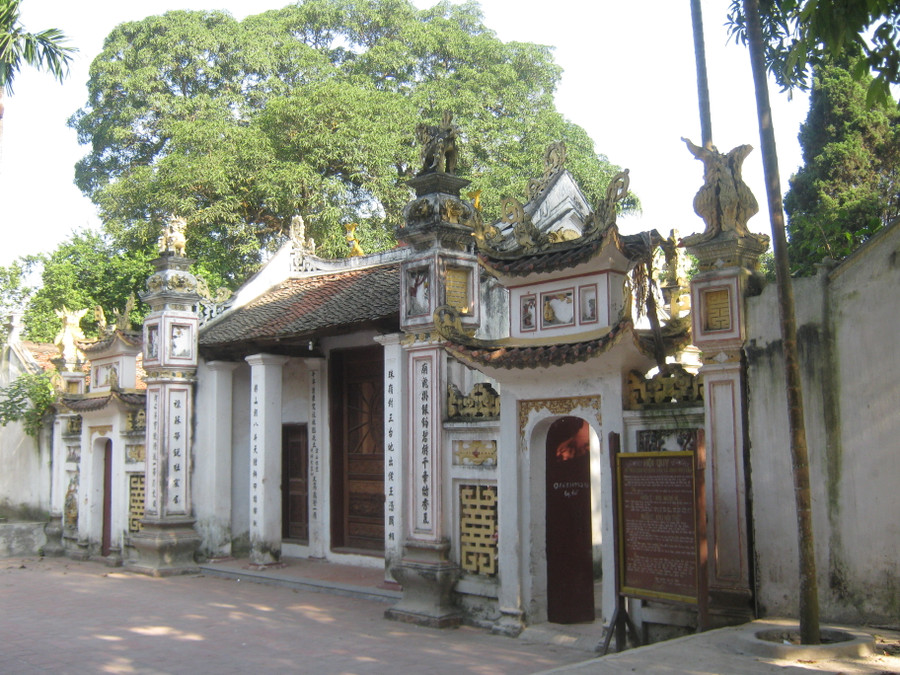 Đình Hoa Xá xã Tả Thanh Oai. Ảnh: T.G Đình Hoa Xá xã Tả Thanh Oai. Ảnh: T.G