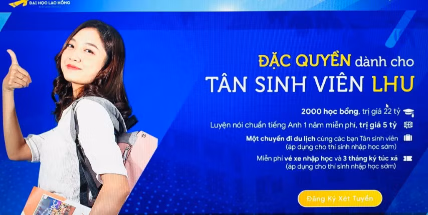 ĐH Lạc Hồng dành tới 22 tỉ học bổng cho sinh viên.