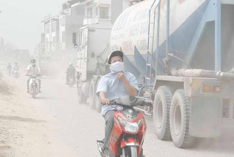Hà Nội, TP. HCM ô nhiễm không khí ở mức báo động - Ảnh 1 Ha Noi, TP. HCM o nhiem khong khi o muc bao dong - Anh 1