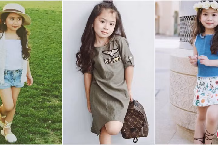 Mẹ cứ mặc cho con thế này đi chơi cuối tuần đảm bảo ai cũng ngắm nhìn