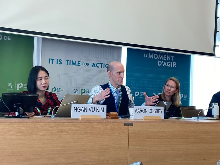 TS Vũ Kim Ngân tại phiên thảo luận.