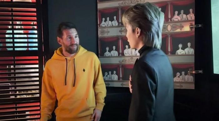 Messi xuất hiện trong MV của nam ca sĩ Jack. Messi xuất hiện trong MV của nam ca sĩ Jack.