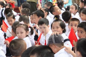 Khai giảng của trẻ khuyết tật Khai giảng của trẻ khuyết tật