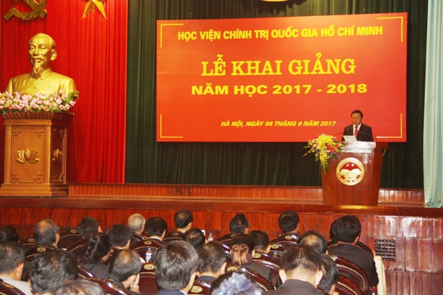 Khai giảng năm học tại Học viện Chính trị Quốc gia Hồ Chí Minh