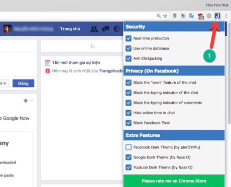 Tiện ích giúp hạn chế tối đa việc bị hack Facebook - Ảnh 2 Tien ich giup han che toi da viec bi hack Facebook - Anh 2