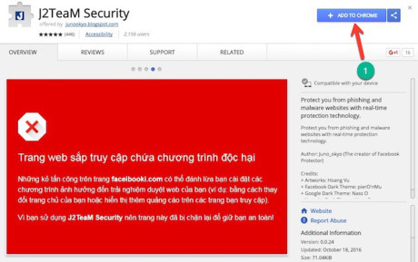 Tiện ích giúp hạn chế tối đa việc bị hack Facebook - Ảnh 1 Tien ich giup han che toi da viec bi hack Facebook - Anh 1