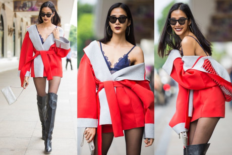 Mốt khoe áo ngực, đeo yên cương Mot khoe ao nguc, deo yen cuong