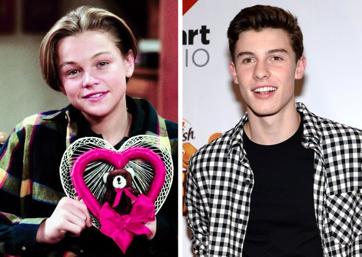 Leonardo DiCaprio và Shawn Mendes, 16 tuổi.
