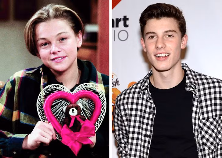 Leonardo DiCaprio và Shawn Mendes, 16 tuổi.