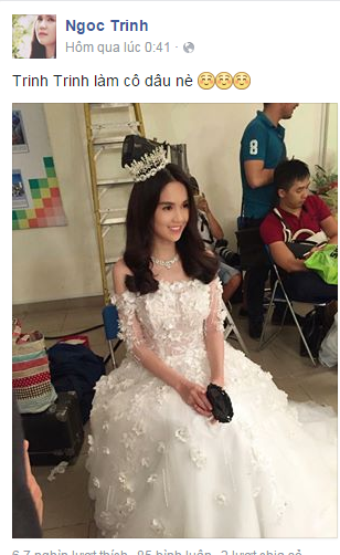 Ngọc Trinh chuẩn bị lên xe hoa? - Ảnh 1