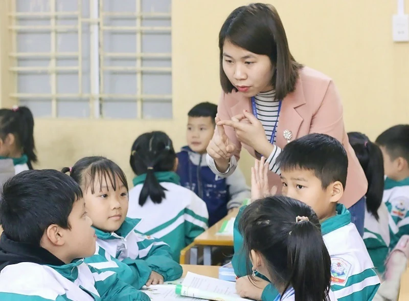 Mô hình đối thoại học đường nhằm thúc đẩy quyền tham gia của học sinh trong trường học. Ảnh minh họa