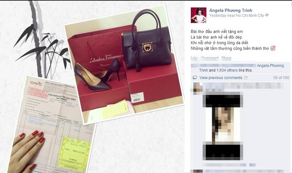 “Choáng” với cách khoe hóa đơn mua sắm “khủng” của sao Việt ảnh 6 “Choáng” với cách khoe hóa đơn mua sắm “khủng” của sao Việt ảnh 6