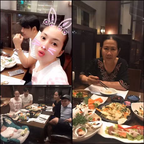 O ngoai sang chanh, my nhan Viet ve nha van rua chan, dut an cho me - Anh 2