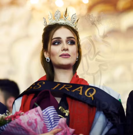 Nguoi dep 23 tuoi dang quang Hoa hau Iraq 2017 trong nuoc mat - Anh 4