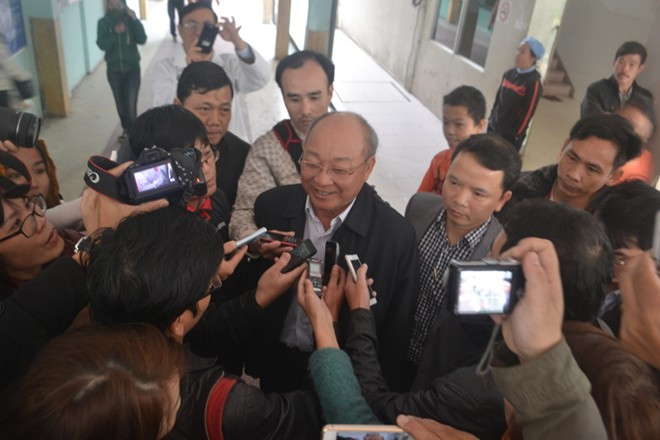 Bác sĩ Nguyễn Quốc Triệu cho biết, hiện sức khỏe ông Thanh tiến triển khá tốt. Bác sĩ Nguyễn Quốc Triệu cho biết, hiện sức khỏe ông Thanh tiến triển khá tốt.