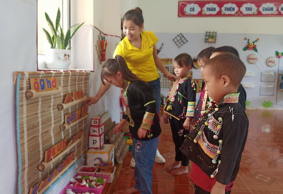 Trường Mầm non Mường So, xã Mường So, huyện Phong Thổ (Lai Châu).