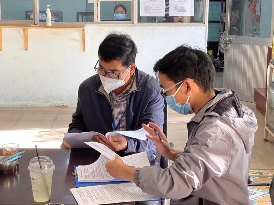 Phòng Y tế Quận Liên Chiểu thẩm tra cơ sở vật chất tại Trường ĐH Bách khoa, ĐH Đà Nẵng để thẩm định phương án cho SV về Trường học tập các học phần thực hành, thí nghiệm từ cuối tháng 12/2021