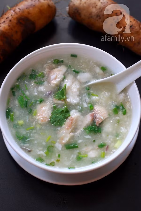 Canh khoai từ nấu cá lóc ngọt thơm hấp dẫn 20