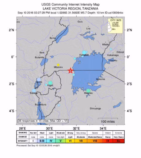 Dong dat kinh hoang o Tanzania, 10 nguoi thiet mang - Anh 2