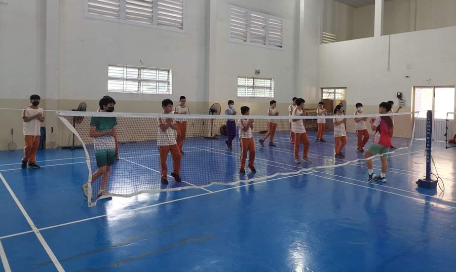 Học sinh Trường THCS Lương Định Của (TPHCM) sinh hoạt trong dịp hè. Học sinh Trường THCS Lương Định Của (TPHCM) sinh hoạt trong dịp hè.