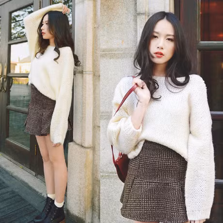 6 kieu mix chan vay len cuc chat cho nang cong so dau dong - Anh 10