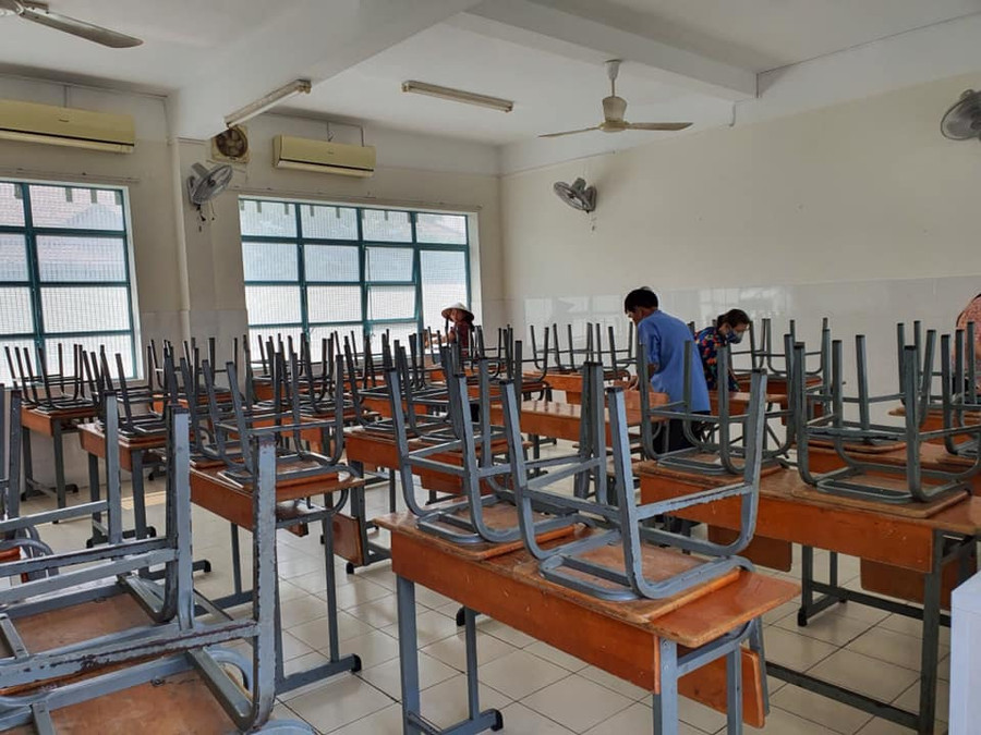 Hai trường tại TP.HCM cho học sinh nghỉ thêm 1 tuần để phòng dịch bệnh do virus Corona