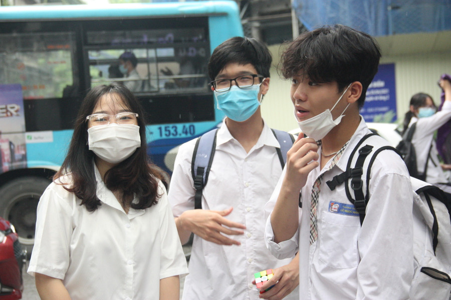 Thí sinh thi tốt nghiệp THPT năm 2022.