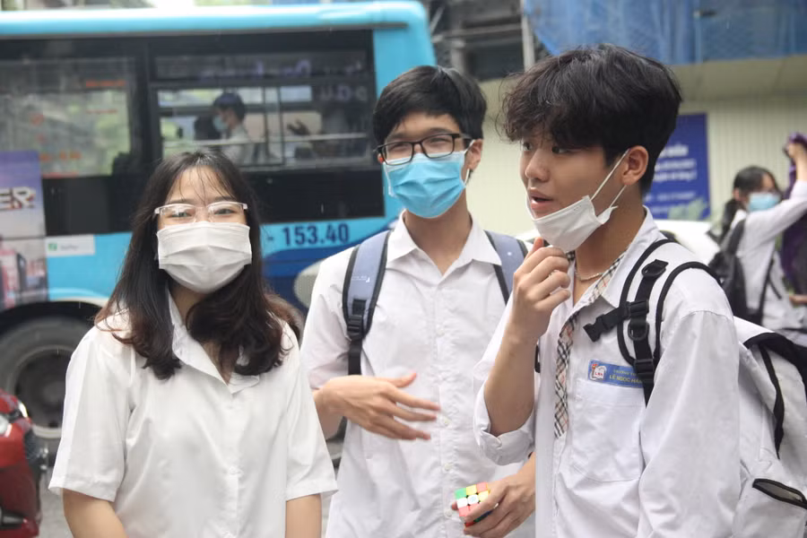 Thí sinh thi tốt nghiệp THPT năm 2022.