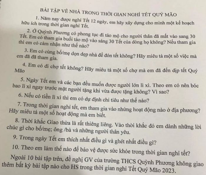 Bài tập dịp Tết nhận được ủng hộ của thầy Hồ Tuấn Anh. Bài tập dịp Tết nhận được ủng hộ của thầy Hồ Tuấn Anh.