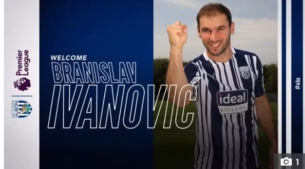 Ivanovic đã trở lại Premier League khoác áo tân binh West Brom. 