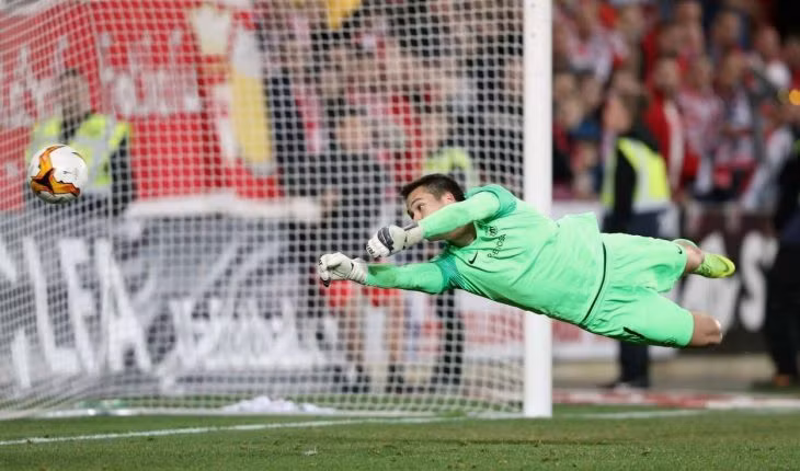 Thủ thành Filip Nguyễn luôn thi đấu ấn tượng trong màu áo của Slovan Liberec.