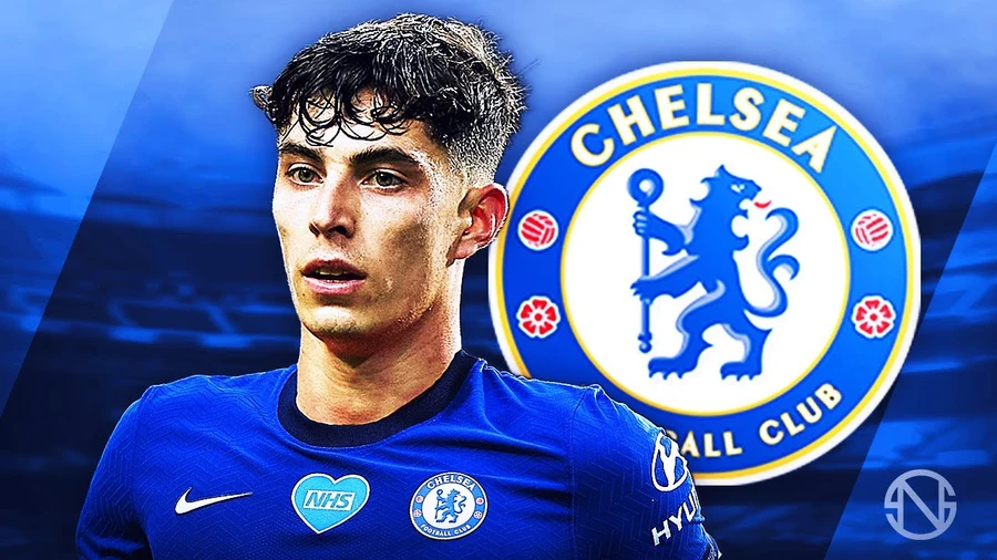 Tân binh Kai Havertz cập bến Chelsea với giá kỷ lục 71 triệu bảng. 