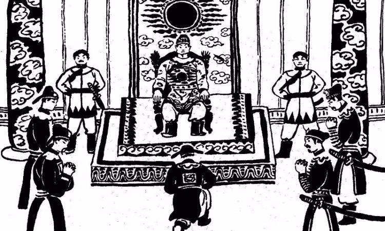 Khung cảnh triều đình nhà Lê. Ảnh minh họa.