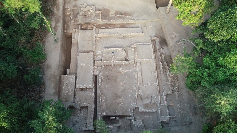 Địa điểm khảo cổ Linh Sơn Bắc. (Ảnh: BQL Di tích Văn hóa Óc Eo).